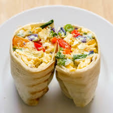 Breakfast Veggie Burrito