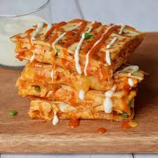 Buffalo Chicken Ranch Quesadille