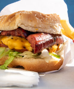 Cheese Burger & Hot Dog Combo