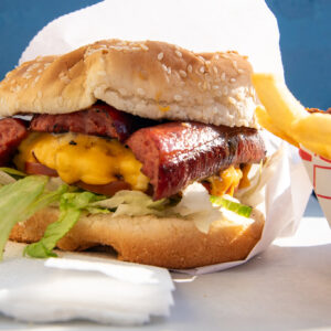 Cheese Burger & Hot Dog Combo