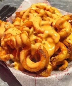 Curly Chilli Cheese Fries Large