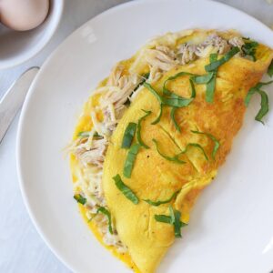 Grilled Chicken Omlette