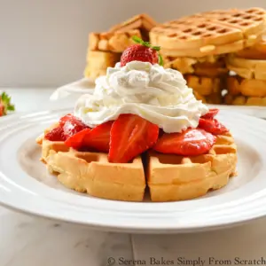 Strawberry & Cream Waffle
